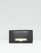 Aldo Fold Over Purse - Black