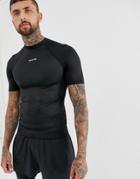 Skins Dnamic Force Compression T-shirt In Black - Black