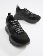 Office Fizzled Chunky Sneaker - Black