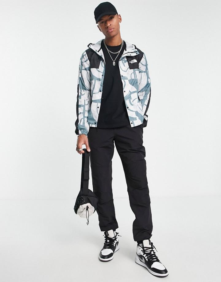 The North Face Seasonal Mountain Printed Jacket In Blue