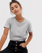 Asos Design Ultimate T-shirt With Crew Neck In Gray