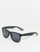 Vans Spicoli Square Frame Sunglasses In Frosted Black