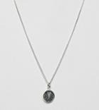 Katie Mullally Irish Coin Necklace In Sterling Silver - Silver