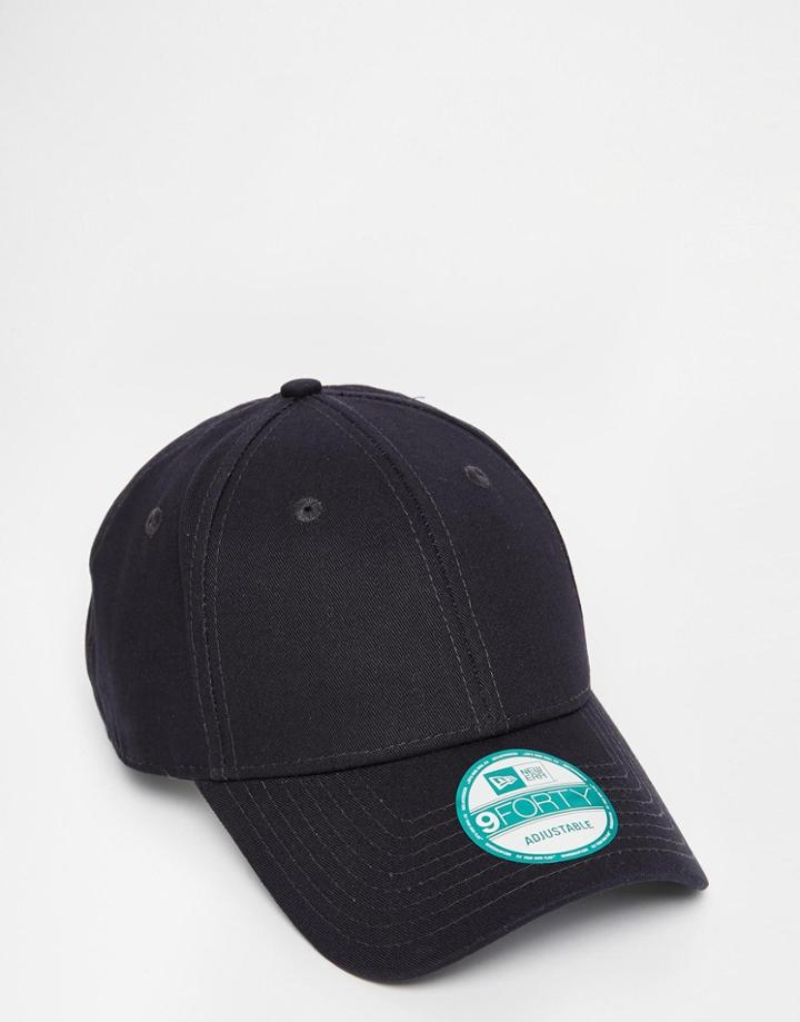 New Era 9forty Adjustable Cap - Navy