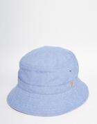 Farah Grafton Marl Bucket Hat - Blue