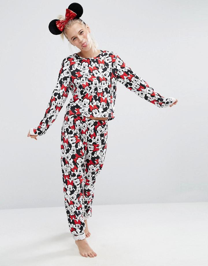Asos Lounge Mickey Mouse Sweat & Jogger Set - Multi