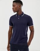 J.crew Mercantile Slim Fit Tipped Pique Polo In Navy - Navy