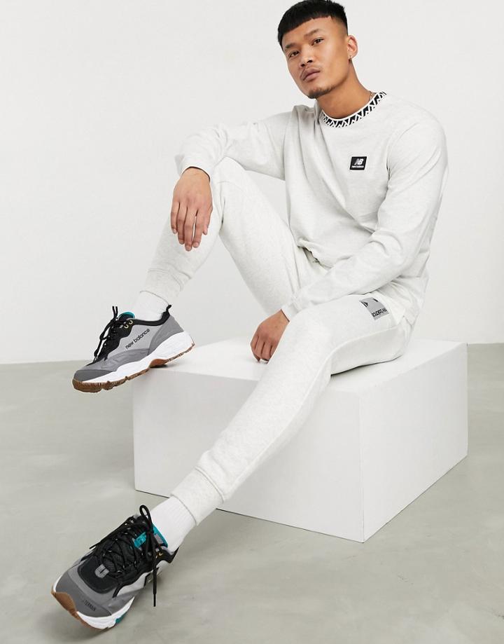 New Balance Terrain Sweatpants In Gray-grey