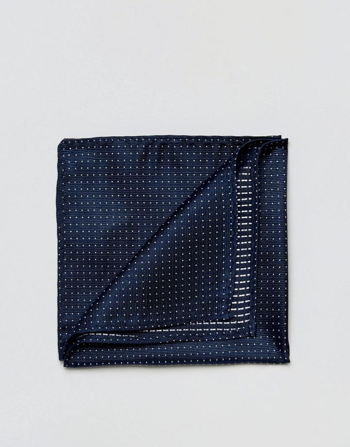 Jack & Jones Pocket Square With Spot In Blue - Blue