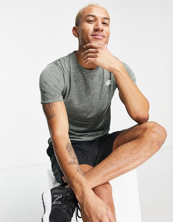 New Balance Tenacity T-shirt In Gray