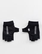 Asos 4505 Fingerless Gloves In Black With Reflective Print - Gray