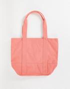 Asos Design Heavyweight Canvas Tote Bag In Pink