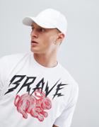 Diesel T-just-wp Brave Rabbit Logo T-shirt - White