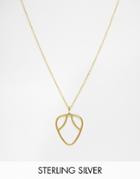 Daisy London Exclusive Laura Whitmore Gold Plectrum Necklace - Gold