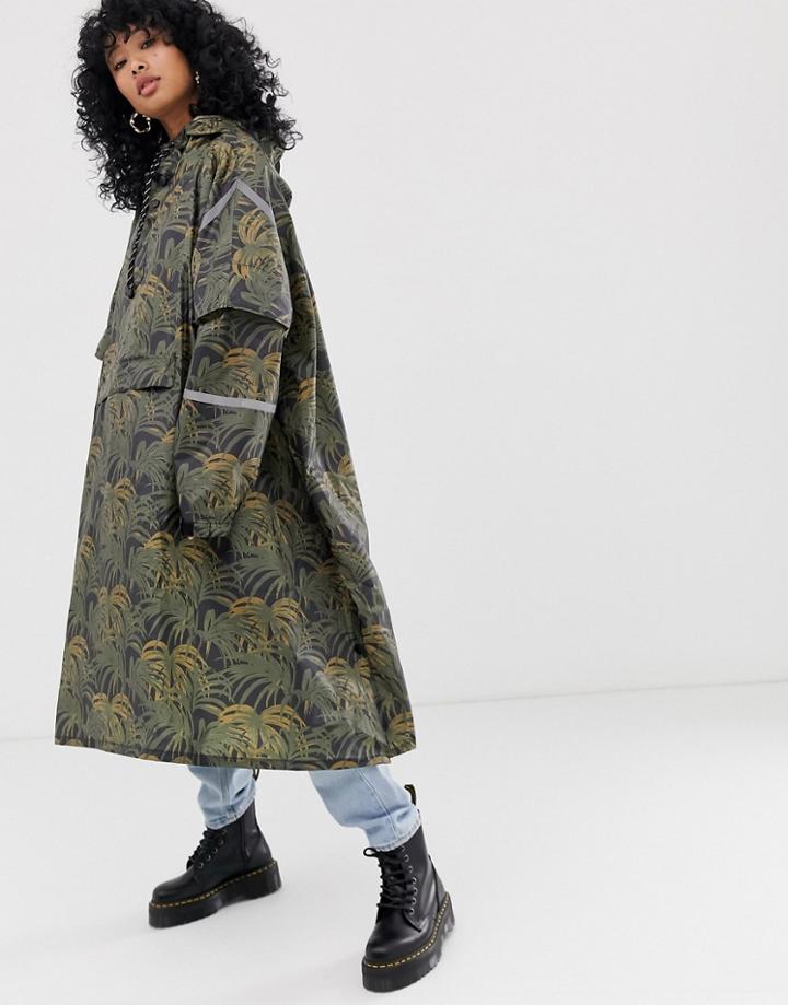 365 Dry Waterproof Rain Jacket In Dark Palm - Green