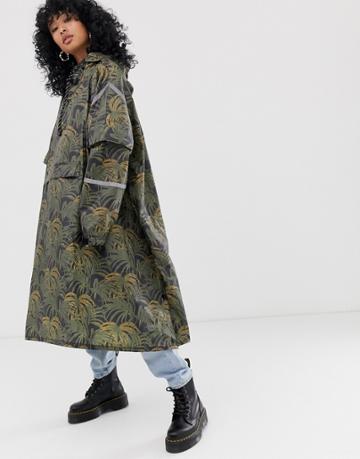 365 Dry Waterproof Rain Jacket In Dark Palm - Green