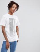 Fairplay Barcode Print T-shirt In White - White