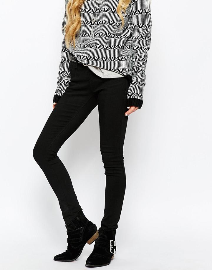 Blend She Glow Damson Skinny Jeans - 20100 Black