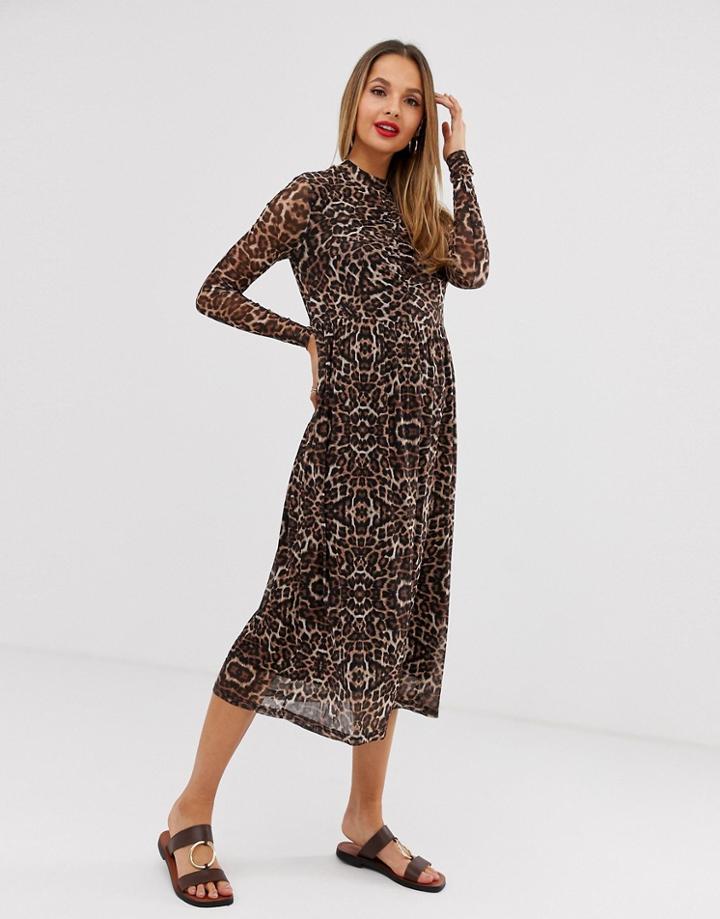 Vila Snake Midi Dress - Multi