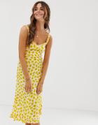 Faithfull Noemie Floral Midi Dress - Yellow