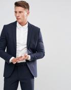 Jack & Jones Premium Slim Tweed Blazer - Navy