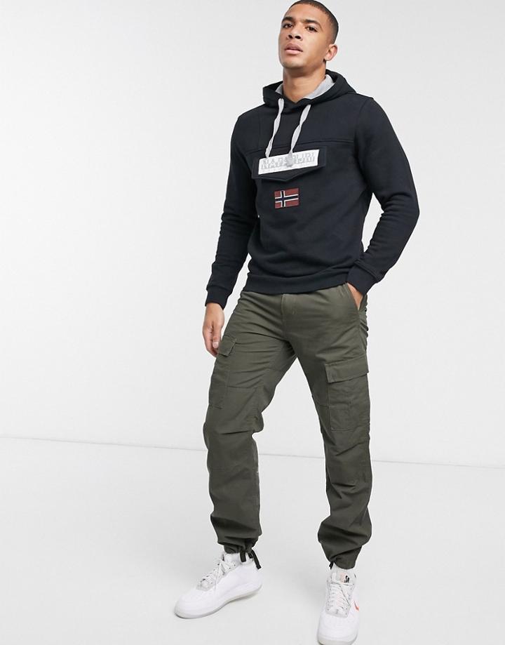 Napapijri Burgee Hoodie In Black