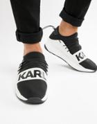 Karl Lagerfeld Vektor Band Runner Sneakers - Black