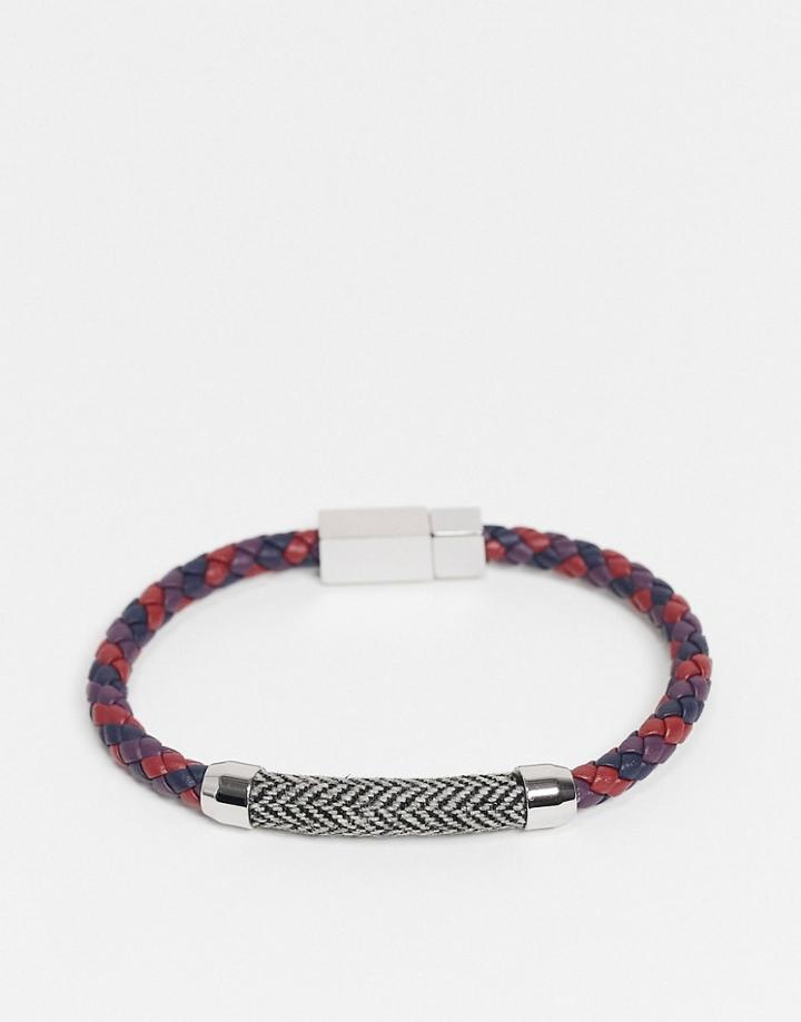 Ben Sherman Leather Bracelet-multi