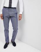 Selected Homme Suit Pants In Slim Fit Textured Fabric - Navy