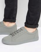 Asos Sneakers In Gray Block - Gray