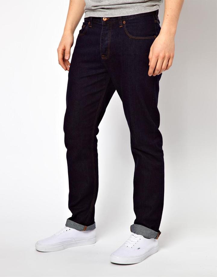 Asos Straight Jean In Indigo