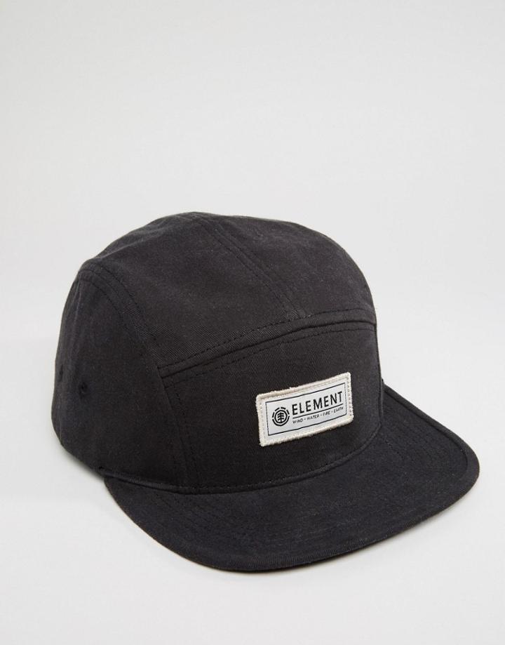 Element 5 Panel Cap Elder - Black