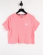Superdry Sport Core Crop T-shirt In Orange