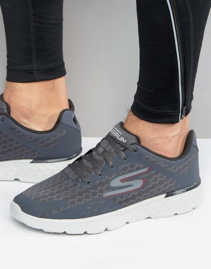 Skechers Go Run Disperse Sneakers - Gray