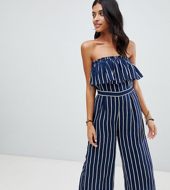 Akasa Exclusive Frill Beach Jumpsuit-multi