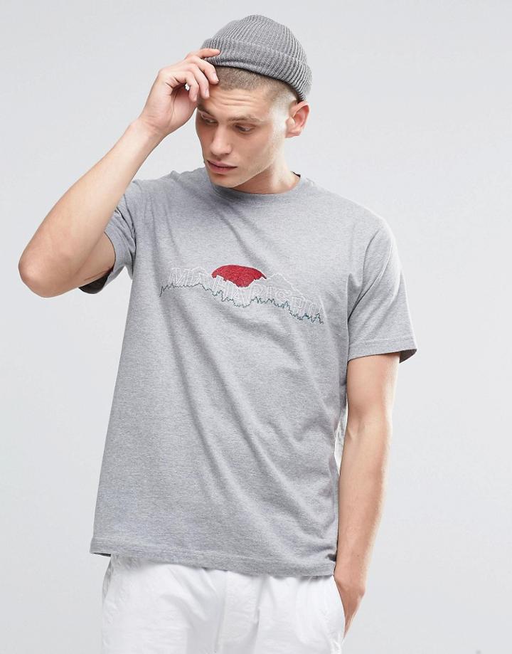 Maharishi Maha Hills Embroidered T-shirt - Gray