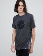 Pretty Green Short Sleeve Jersey Logo T-shirt In Gray - Gray