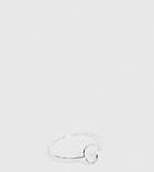 Asos Design Curve Sterling Silver Open Circle Ring - Silver