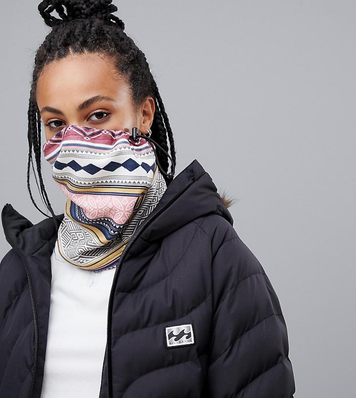 Billabong Ice Cold Neck Warmer In Multi - Multi