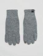 Jack & Jones Touchscreen Gloves - Gray