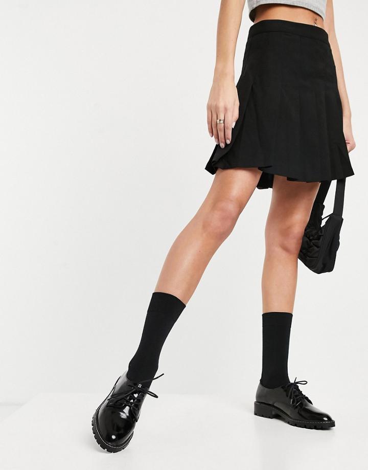 Miss Selfridge Lace Up Brogues In Black