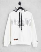 Aape By A Bathing Ape Universe Oversize Hoodie In Off White