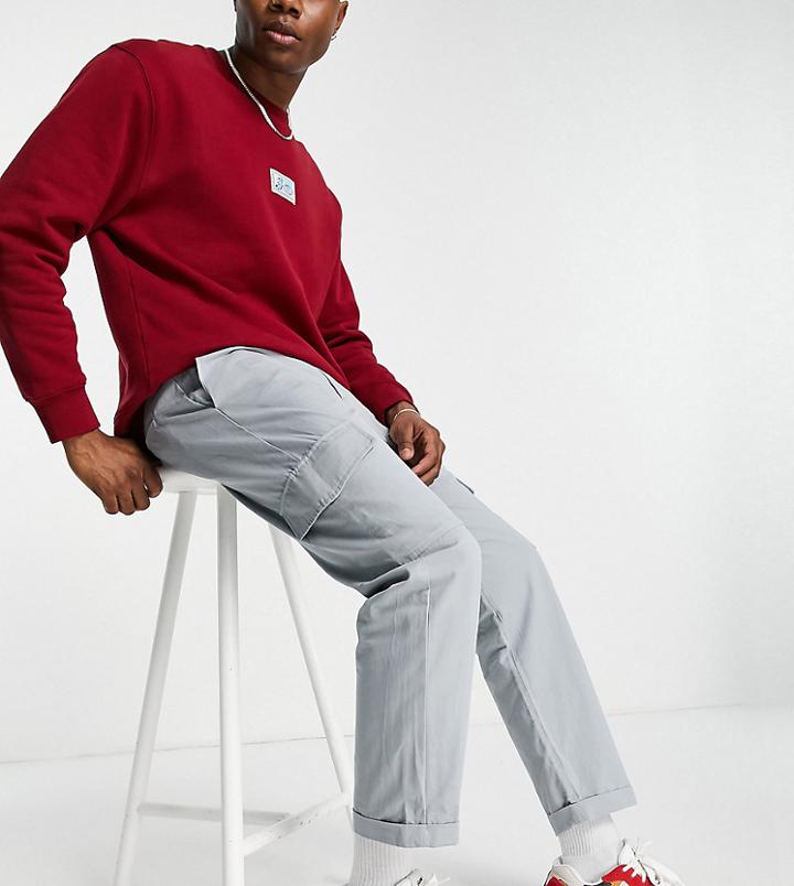 Sixth June Daily Utility Cargo Pant In Gray Exclusive To Asos-grey