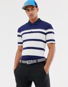 Adidas Golf Ultimate Wraparound Polo In Navy - Navy