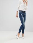 B.young Embroidered Jeans - Blue