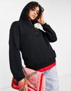 Love Moschino Diamante Logo Hoodie In Black - Part Of A Set