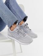 New Balance 501 Gray And White Sneakers