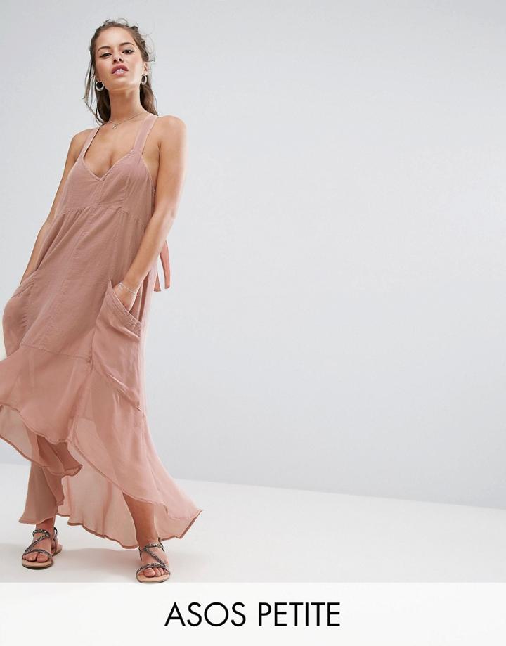 Asos Petite Casual Parachute Maxi Dress - Multi