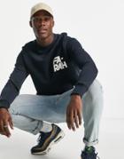 Farah Gleason Logo Sweatshirt In Navy