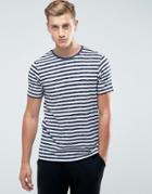 Jack & Jones T-shirt With Stripe - Navy